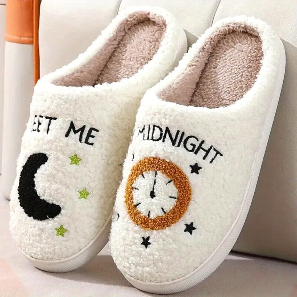 T.Swift Theme Song Slipper( Meet Me At Midnight)Logo Slip on Size 5.5 To 10.5